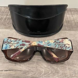 Salvatore Farragamo Sunglasses with brown/blue frame